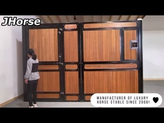 Q235 Tijdelijke het Paardstallen van het Staalbamboe met Poortvenster 2.2m Hoogte