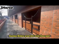 Langleven JH Brand Paard Stabiel Box Paard Stall Fronts Deuren Met Bamboe Hout