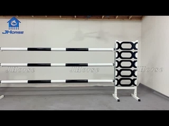 Verstelbare paardenspringen Veilig flexibel paardenspringen