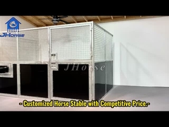 10ft 12ft draagbare paardenstal panelen staal tijdelijk aangepast economisch aluminium