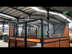 Volledig aanpasbare Europese paardenstalletjes Corrosiebestendig materiaal