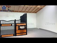 Volledig gelaste stalen paardenstallen, Bamboe / Grenen vulling, Gegalvaniseerde paardenboxen