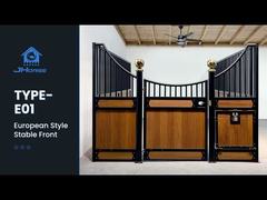 3.5x2.2m Europese paardenstalletjes met dubbele beveiliging voet slot slot