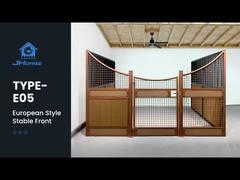 Buitenmultiplexplaat Europese paardenboxen stalbox hekwerkpaneel met dak