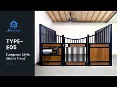 Standaard 12x12ft. Poedergecoate Stalfronten voor Paarden