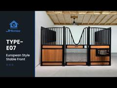 Introductie van Bamboo Bamboo Paardenstal Gelast Poedergecoat Weerbestendige Voorpanelen voor U