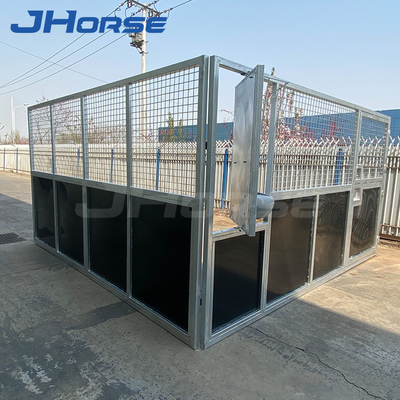 Mobiele HDPE van de Paard Stabiele Doos Plastic Tijdelijke werkkracht Gemakkelijk om met Dak te installeren