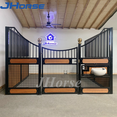 Low Mesh Houten Boerderij Manege Paardenbox Fronten Doos Draagbaar