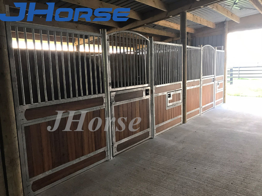 Het Paardbox Front Panels Powder Coated Steel van het boogontwerp