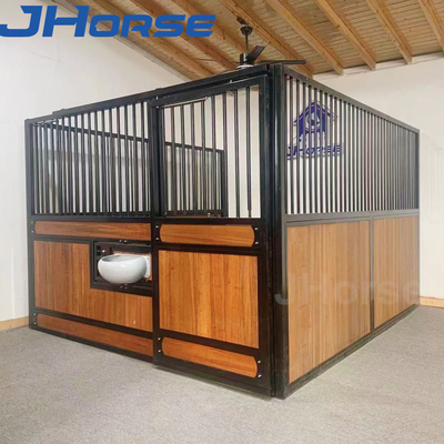Bamboe 7.2ft de Comités van de Paardbox de Standaarddeur van Front Type Powder Coated Sliding