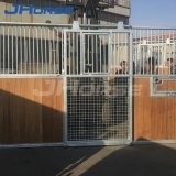 Boxen van het bamboe passen de Houten Europese Paard, ISO9001 de Stal van het Ontwerppaard aan