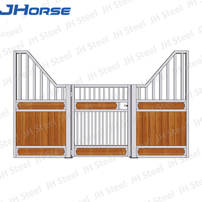Voorpaneel van de het Paard Stabiele Box van het luxe het Geprefabriceerd huis Gebruikte Bamboe Houten