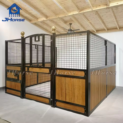 USA Standard Safety Heavy Duty Bamboe Staal Paard Stabiel Paard Stall Front Panels