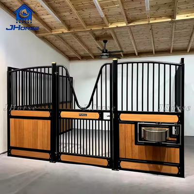 Standaard Ruiter Hot Sale Bamboe Paard Stabiel Stall Professionele Op maat gemaakte Paard Stall Box