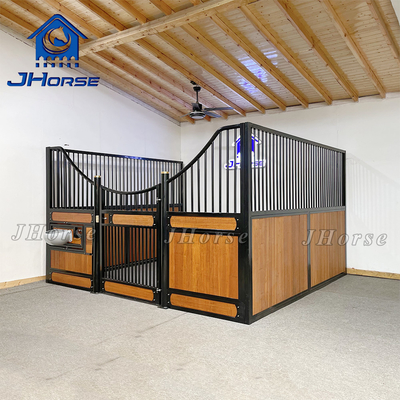 Bamboe vulhout type paardenstal Stabiel met poeder gecoate / gegalvaniseerde oppervlaktebescherming