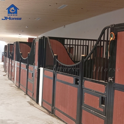 Schommeldeur of schuifdeur Paard Stabiel staal en bamboe of op maat voor duurzame stabiele