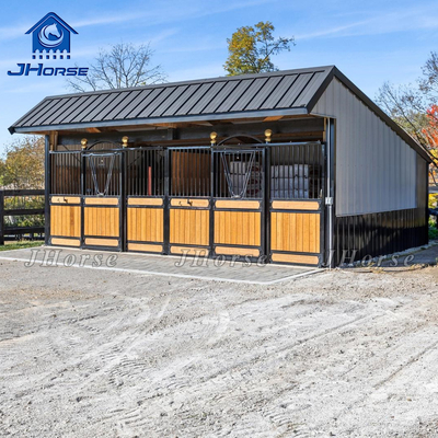 Weerbestendige Paard Stabiel Met Inch Panel Dikte Paard Stabiel Stall
