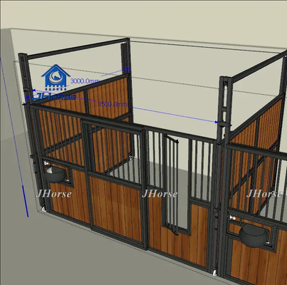 Buitenveiligheid Paardenstal Panel met gemakkelijk te monteren ontwerp en aangepaste deur grootte