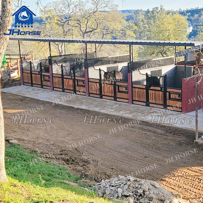 Makkelijke installatie Ruiterproduct Prefab boerderijapparatuur Paardenstal Grote voordeur